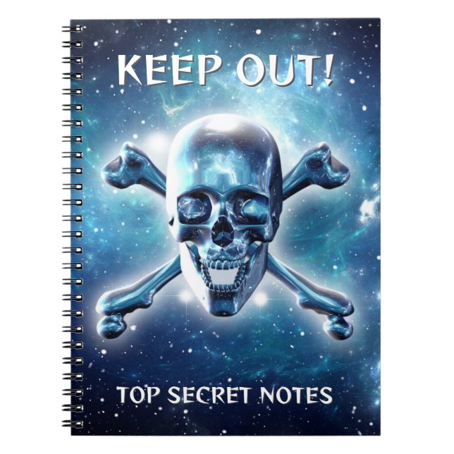 Space skull. Customised Notebook (Front)