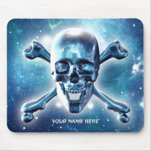 Space skull. Personalised Mouse Mat