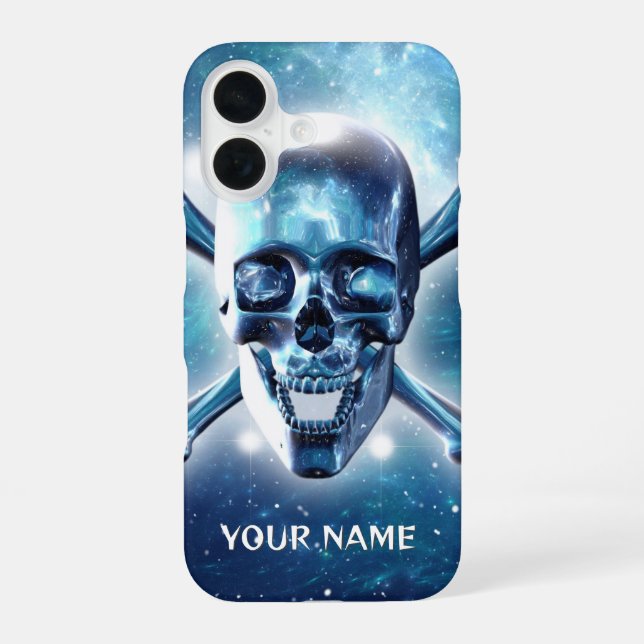 Space skull. Personalised Phone Case (Back)