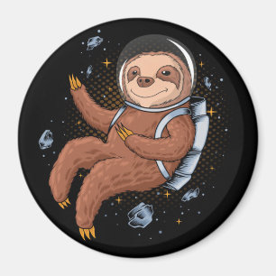 Space Sloth Magnet