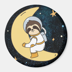 Space Sloth Magnet