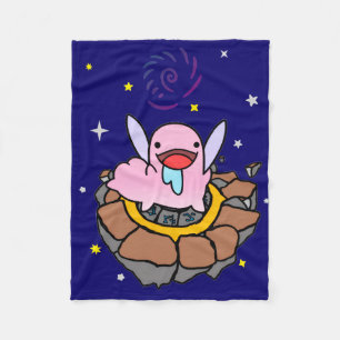 Space Slug Fleece Blanket