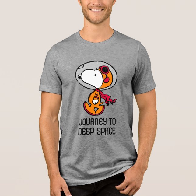 SPACE | Snoopy Astronaut Tri-Blend Shirt (Front)