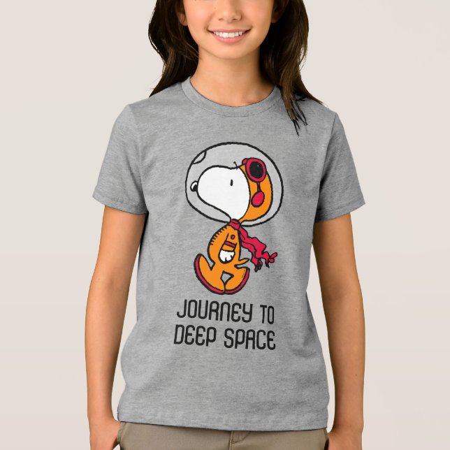 SPACE | Snoopy Astronaut Tri-Blend Shirt (Front)