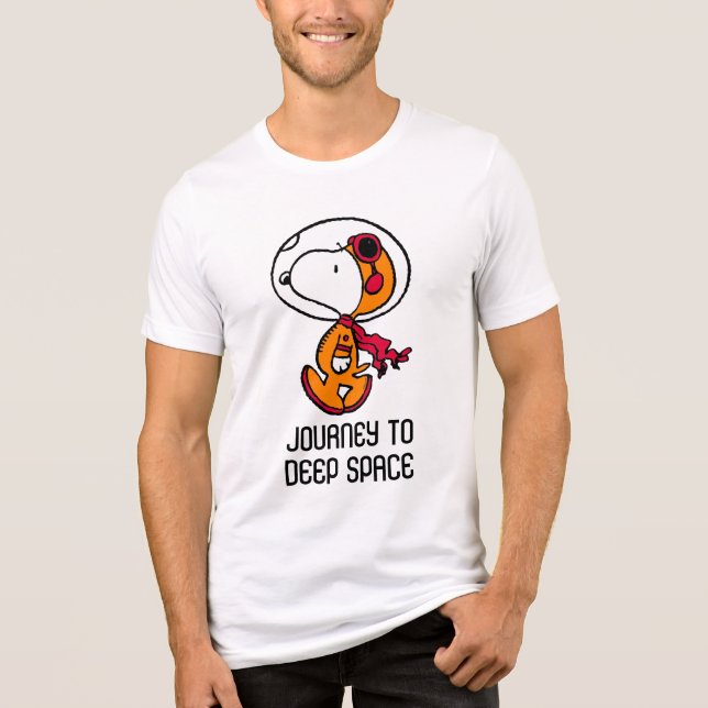 SPACE | Snoopy Astronaut Tri-Blend Shirt (Front)