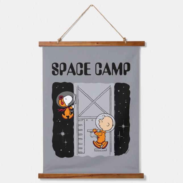 SPACE | Snoopy & Charlie Brown Hanging Tapestry (Front)