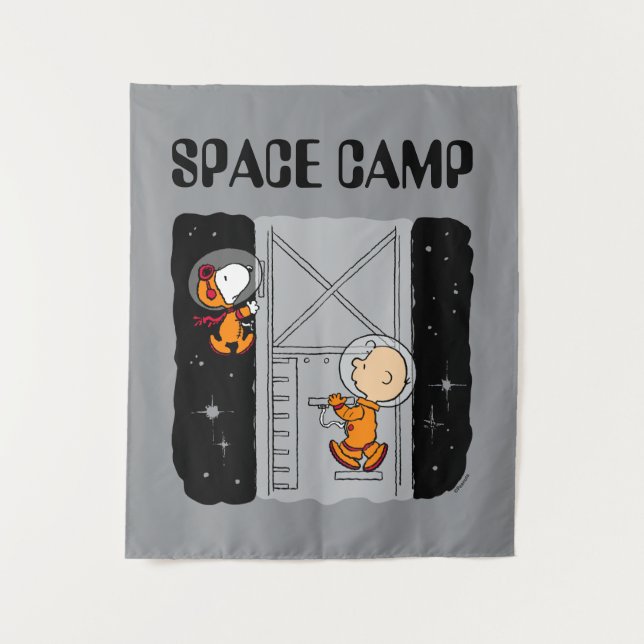 SPACE | Snoopy & Charlie Brown Tapestry (Front)