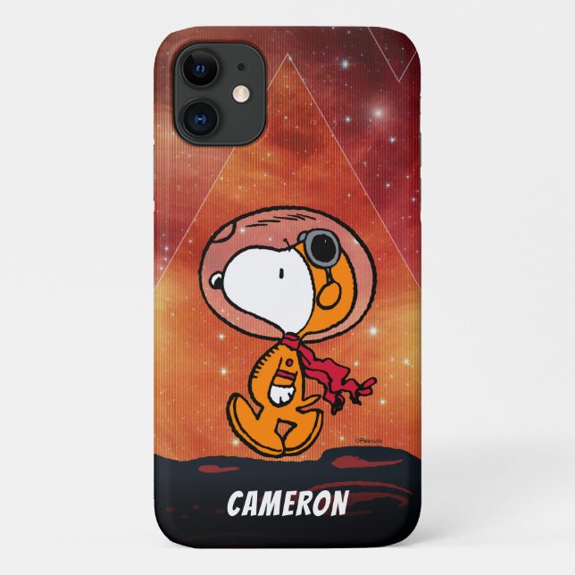 SPACE | Snoopy Geometric Moon Walk Case-Mate iPhone Case (Back)