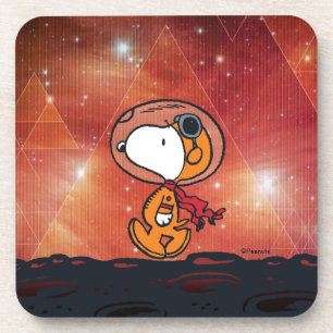 SPACE Snoopy Geometric Moon Walk Coaster