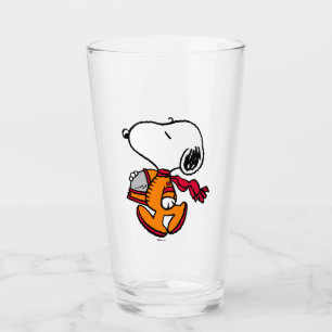 SPACE Snoopy Glass