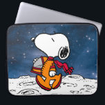 SPACE | Snoopy Laptop Sleeve<br><div class="desc">This Peanuts artwork celebrates the 50th Anniversary of the 1969 Apollo 10 orbit of the moon and the Apollo 11 moon landing. This design features Snoopy in his orange space suit.</div>