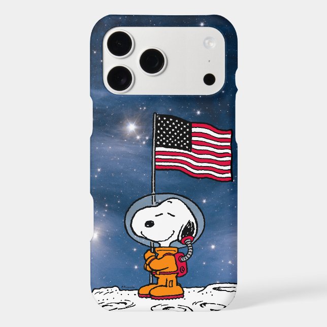 SPACE | Snoopy With Flag Astronaut (Back)