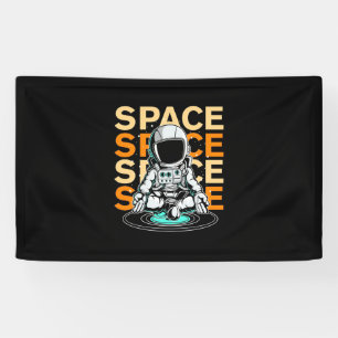 Space Space Astronaut Banner