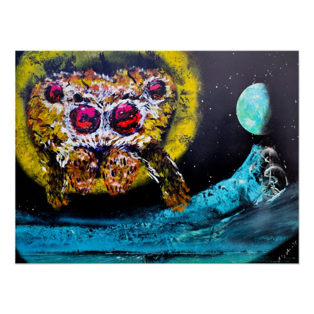 Space Spider Poster (Front)