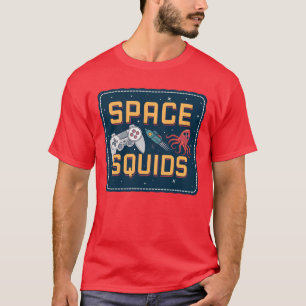 Space Squids Retro Video Game friends T-Shirt