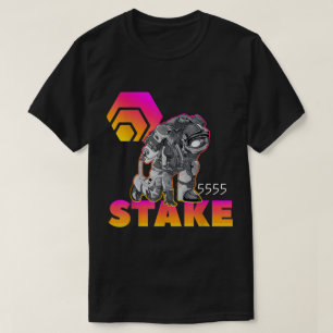 Space Staker   Futuristic Crypto Astronaut T-Shirt
