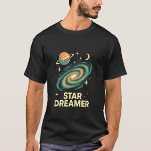 Space Star Dreamer Astronomer Vintage Men's T-Shirt