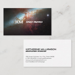 Space Star in the Distance Business Card