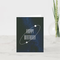 Space Starry Night Universe Happy Birthday 