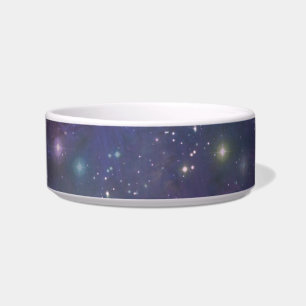 Space, stars, galaxies and nebulas bowl