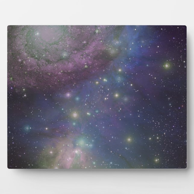 Space, stars, galaxies and nebulas plaque (Front)