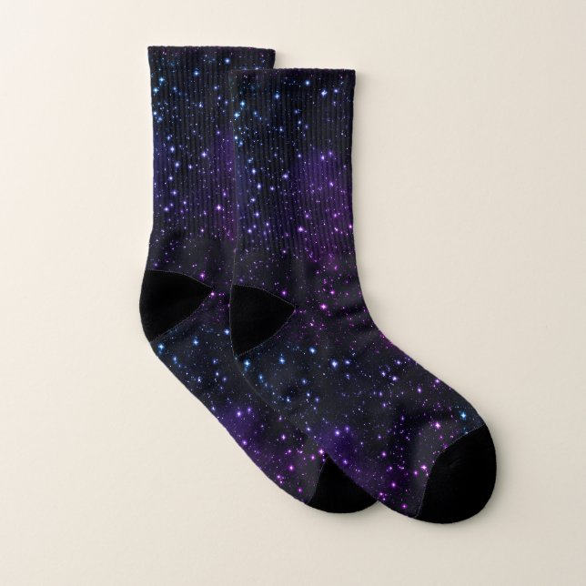 Space Stars Galaxy Nebula Socks (Pair)