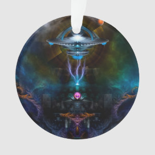 Space Station Ansarious Acrylic Ornament