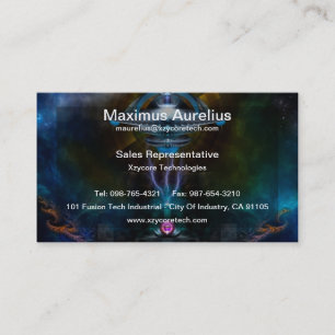 Space Station Ansarious Business Cards