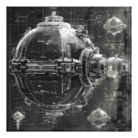 Space Station Black Diagram
