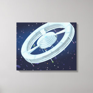 Space Station Canvas Print