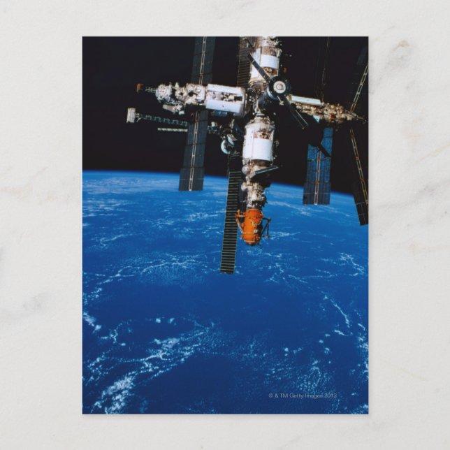 Space Station in Orbit Postcard (Front)