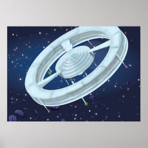 Space Station Poster