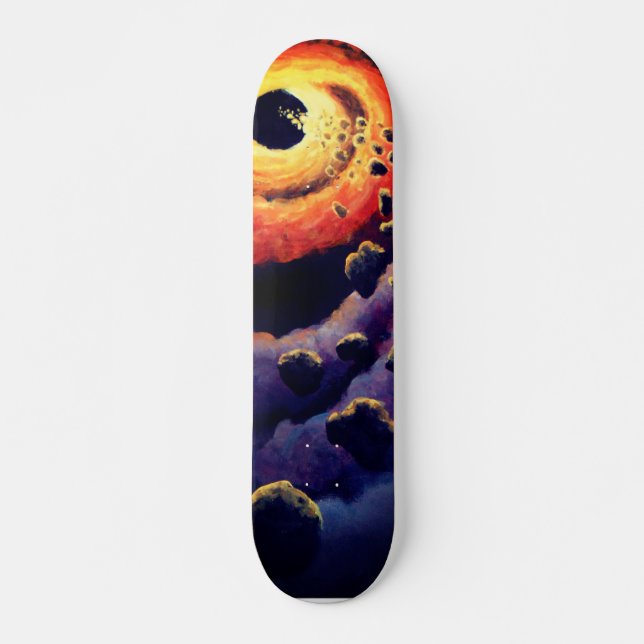 Space Swirl Skateboard (Front)