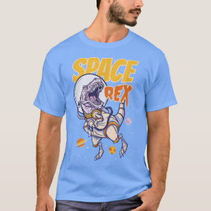 Space T-Rex Astronaut T-Rex Dinosaur Space Kids Bo T-Shirt