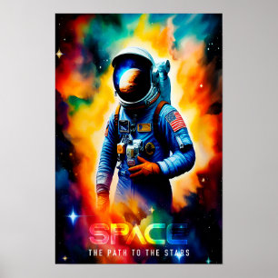 Space - The Path to the Stars Poster