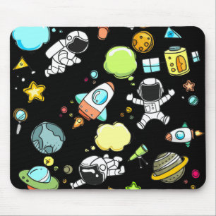 Space Theme Mouse Mat