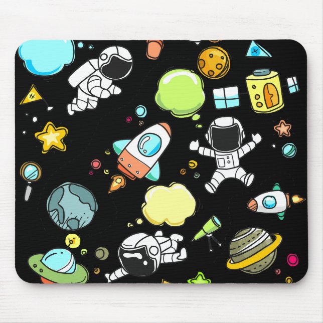 Space Theme Mouse Mat (Front)