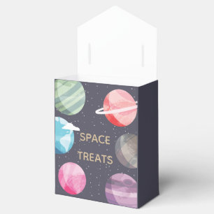 Space Themed Birthday Party Favor Box