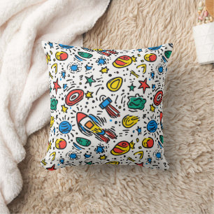 Space themed cushion pillow