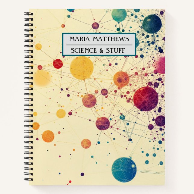 Space themed planets custom Notebook (Front)