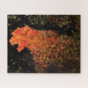 Space Tiger Puzzle - Painting