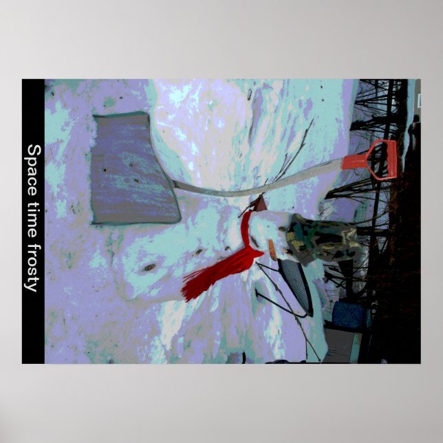 Space time frosty poster (Front)