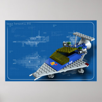 Space Transport LL 918 Poster