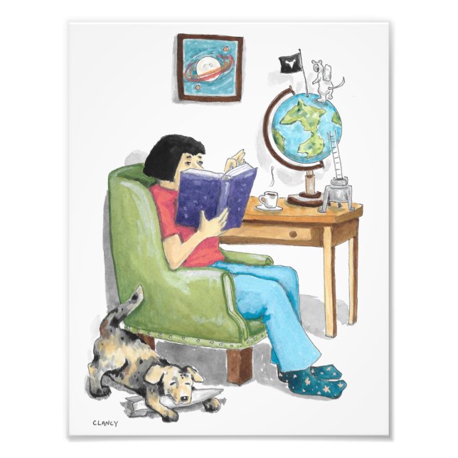 Space Travel art print (Front)