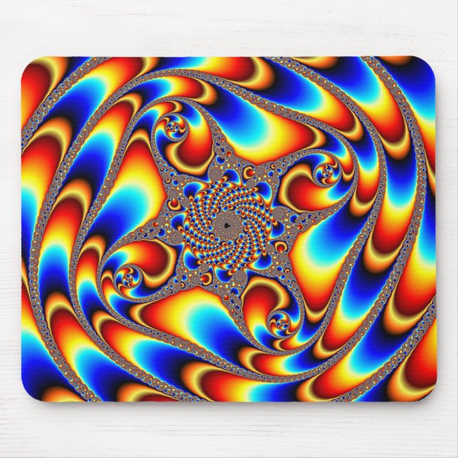Space Travel - Fractal Mouse Mat (Front)