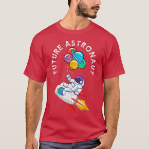 Space Travel Planets Science Rocket Kids Future As T-Shirt
