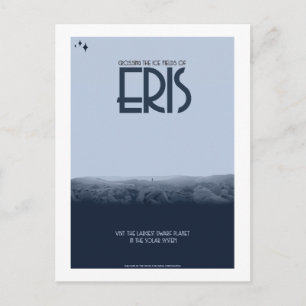 Space Travel Postcard - Eris