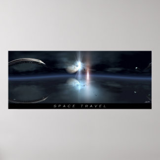SPACE TRAVEL POSTER