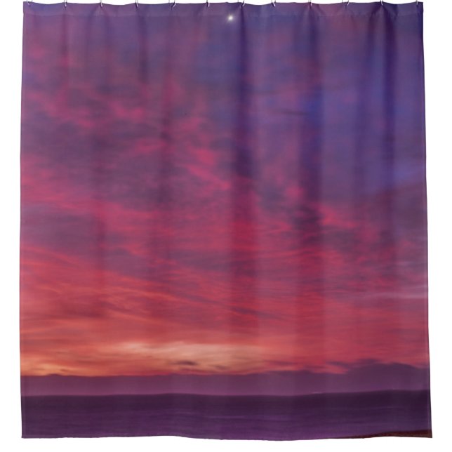 Space Travel Shower Curtain (Front)