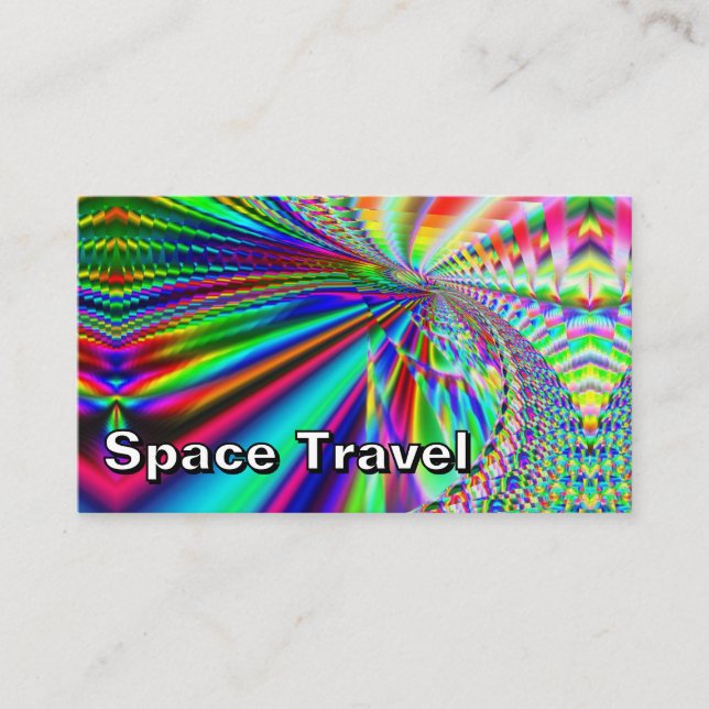 Space Travel (you may change the words) Business Card (Front)